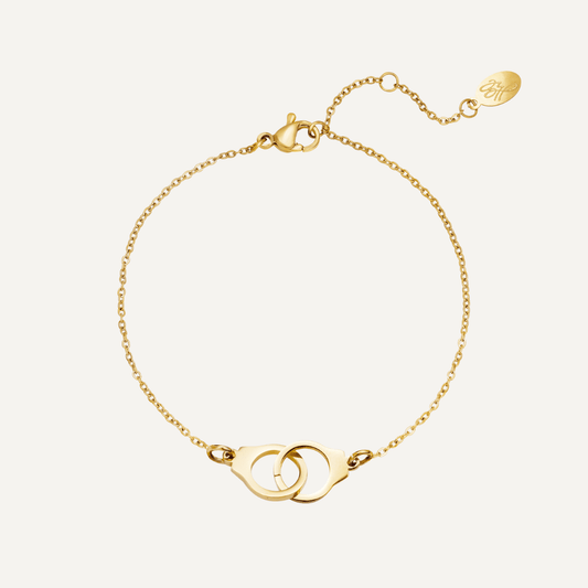 Bracciale Calliope manetta realizzato in acciaio inossidabile, anallergico e resistente all'acqua - Trinwel.com